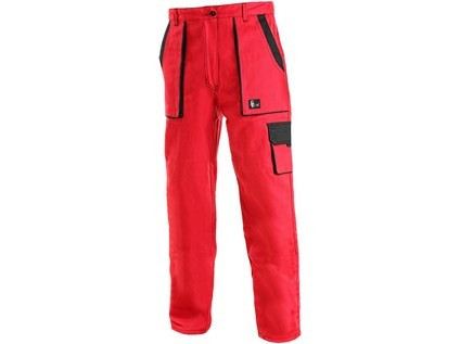 Kalhoty do pasu CXS LUXY ELENA, dámské, červeno-černé, vel.