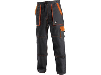 Kalhoty do pasu CXS LUXY JOSEF, pánské, černo-oranžové, vel. 68