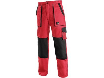 Kalhoty do pasu CXS LUXY JOSEF, pánské, červeno-černé, vel. 68