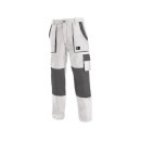 Kalhoty do pasu CXS LUXY JOSEF, pánské, bílo-šedé, vel. 68 | 1020-006-109-68