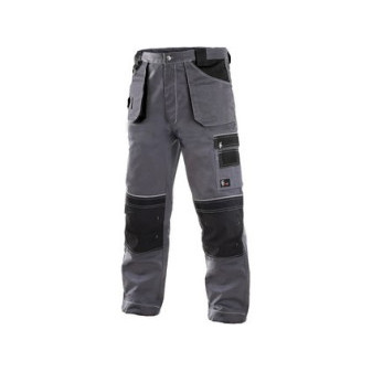 Kalhoty do pasu CXS ORION TEODOR, zimní, pánské, šedo-černé, vel.
