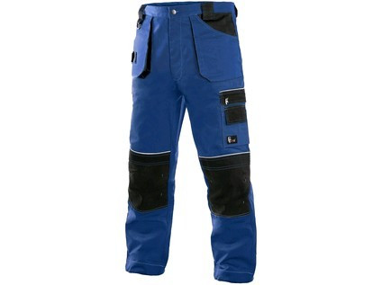 Kalhoty do pasu CXS ORION TEODOR, pánské, modro-černé, vel. 60