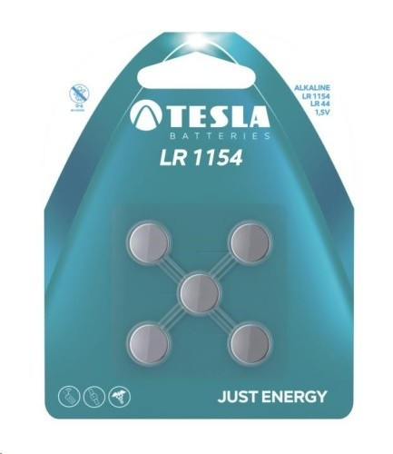 Baterie Tesla LR 1154, LR44 alkalické 1,5V (knoflíkové) 5ks