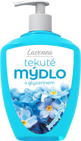 Mýdlo tekuté Lavonea modré pomněnka 500ml