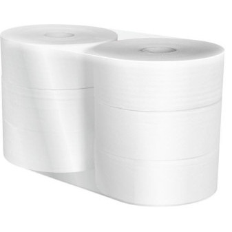 Toaletní papír Jumbo 230mm 2vrs. bílý 6ks  /prodej pouze po balení    (B15028)