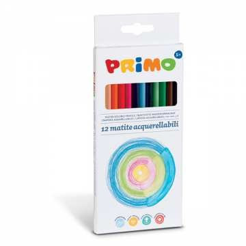 Pastelky Primo trojhranné akvarel 2,9mm 12ks   DOPRODEJ