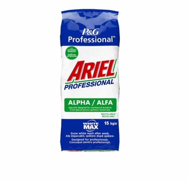 Prací prášek Ariel Aplha/Alfa univerzal 15kg