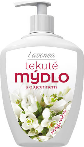 Mýdlo tekuté Lavonea bílé sněženka 500ml