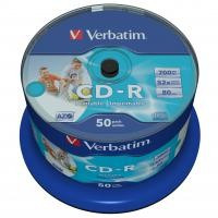 CD-R Verbatim 700MB 52x 50cake printable