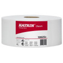 Toaletní papír Jumbo 230mm 2vrs. 75% celuloza Katrin Classic Gigant M bílý 6ks / prodej po balení