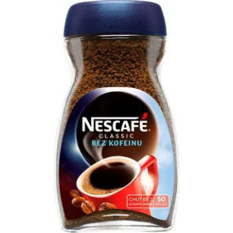 Káva Nescafe Classic bez kofeinu instatní 100g