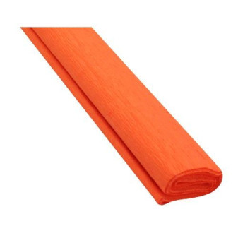 Krepový papír Junior tmavě oranžový 50x200cm (bal 10ks)