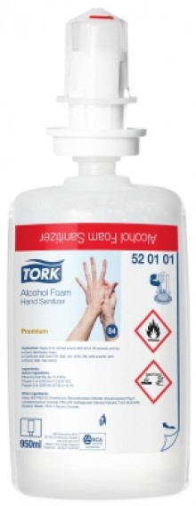 Pěnový dezinfekční prostředek TORK Premium Alcohol 950ml