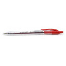 Kuličkové pero Centropen Slide ball 2225 click 0,3mm červené