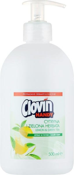Mýdlo tekuté Clovin Handy antibakterial Citron a zelený čaj 500ml