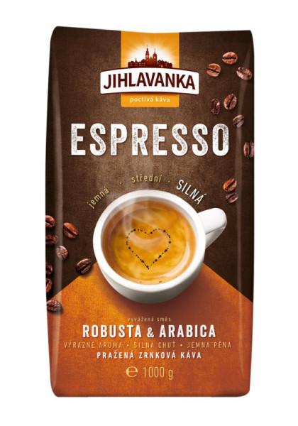 Káva Jihlavanka Espresso zrno 1kg