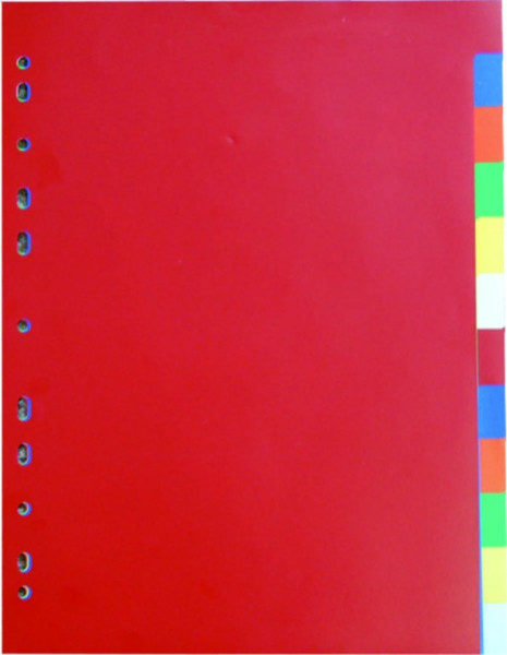 Rozdružovač A4 2x6 barev PP 120mic