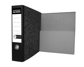 Pořadač archivační s kapsou A4 7,5cm Executive černý prstokroužek