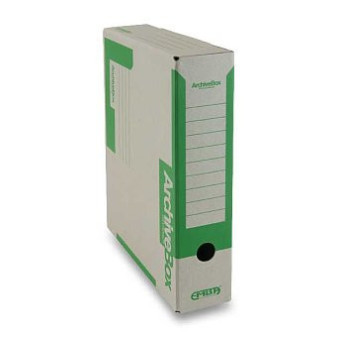 Archivační box 330x260x75mm EMBA zelený