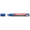 Popisovač Edding 250 na bílé tabule modrý válcový hrot 1,5-3mm