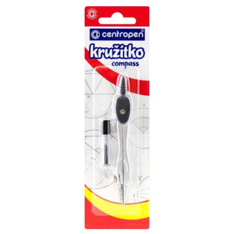 Kružítko kovové Centropen na blistru