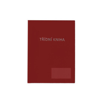 Desky A4 na třídní knihu s oknem bordo