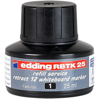Inkoust Edding BTK25 černý 25ml do popisovačů na tabule