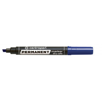 Popisovač Centropen 8516 permanent modrý klínový hrot 2-5mm