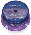 DVD+R Verbatim 16x 4,7GB cake box 25ks  (43500)