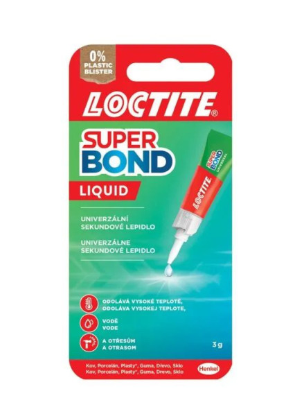 Lepidlo vteřinové 3g Loctite Super Bond