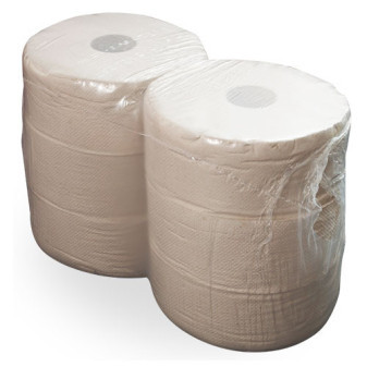Toaletní papír Jumbo 230mm 1vrs. přírodní recy 6ks / prodej po balení