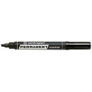 Značkovač Centropen 8576 permanent černý klínový hrot 1-4,6mm