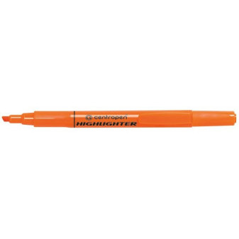 Zvýrazňovač Centropen 8722 oranžový klínový hrot 1-4mm