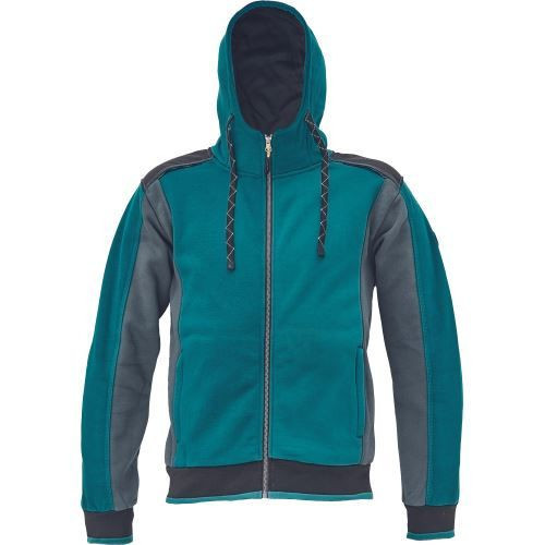 DAYBORO mikina s kapucí petrolejová S