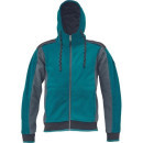 DAYBORO mikina s kapucí petrolejová 3XL | 0306007455006