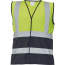 LYNX DUO vesta žlutá/navy XL | 0303011572004