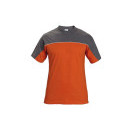 DESMAN triko šedá/oranžová S | 0304000200001
