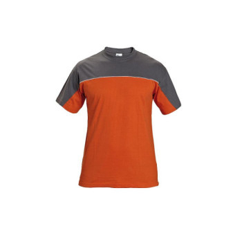 DESMAN triko šedá/oranžová