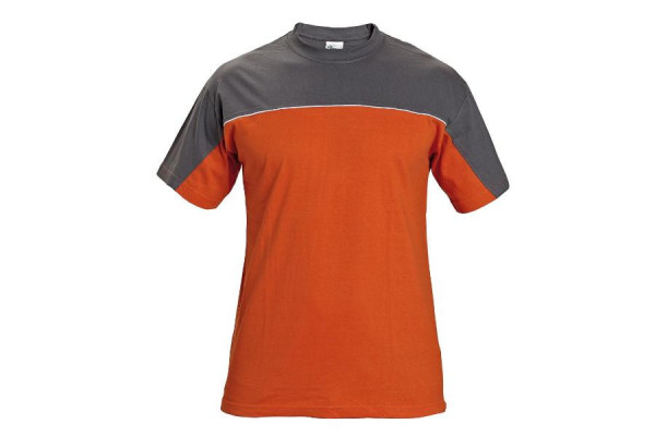 DESMAN triko šedá/oranžová XL