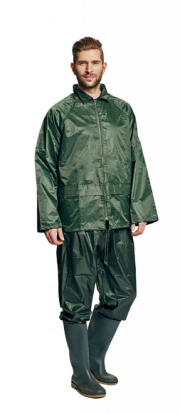 CARINA oblek s kapucí zelená - M