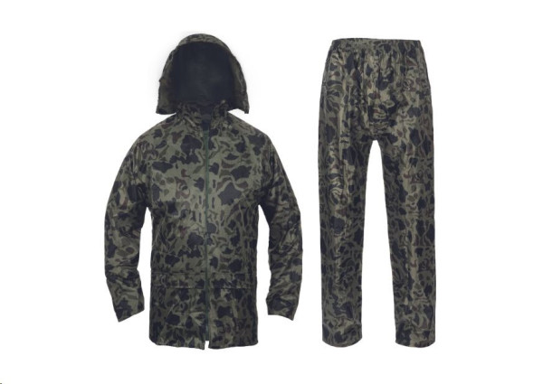 CARINA oblek s kapucí camouflage - XL