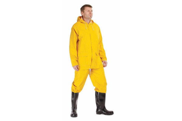 HYDRA oblek do deště PVC žlutá 3XL