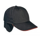 EMERTON zimní čepice černá/oranžová S | 0314005460001