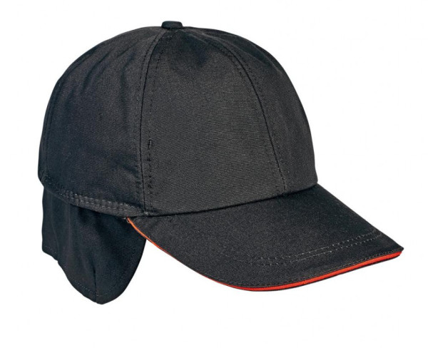 EMERTON zimní čepice černá/oranžová XL