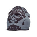KIRWEE čepice pletená černá/šedá XL/XXL | 0314009768014