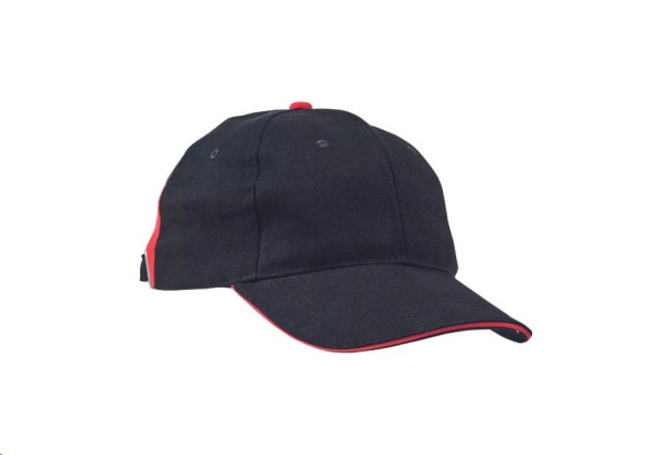 KNOXFIELD baseball čepice černá/červená