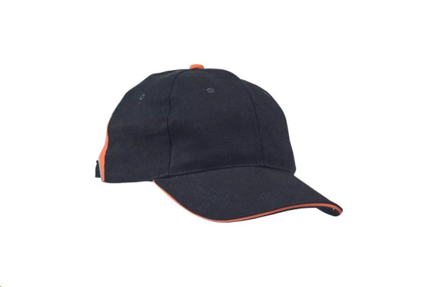 KNOXFIELD baseball čepice černá/oranžová