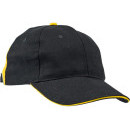 KNOXFIELD baseball čepice černá/oranžová | 03140108C1999