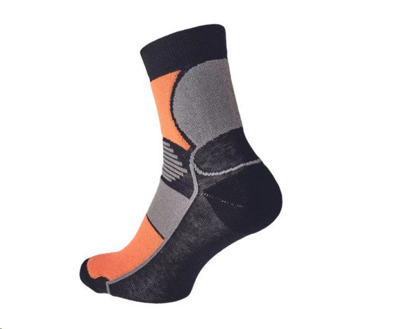 KNOXFIELD BASIC ponožky černá/oranžová 39/40