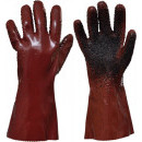 UNIVERSAL ROUGHENED rukavice 35cm červ10 | 0110018020100